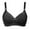 Black, variant on Seamless Bra Women No Underwire Bra Feature V-Neck Push-up Bra Style W-516 Black 38