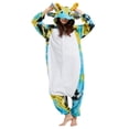 thumbnail image 2 of Pijama unisex con diseño de axolotl azul, unisex, de Onesie DELEY, para cosplay, 2 of 7