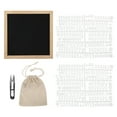 thumbnail image 1 of Felt Board, Letter Board, Felt Letters Message Board For Offices Classrooms Black, 1 of 8