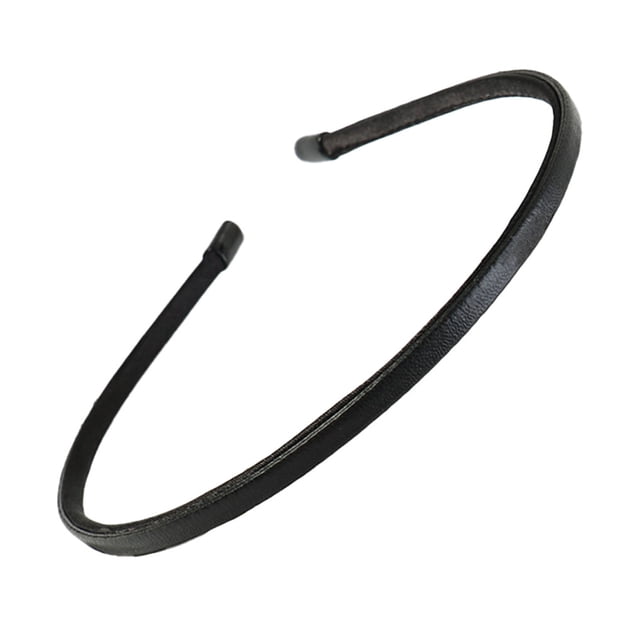 Guardurnaity Diadema ajustable de piel sintética Chic para el hogar, accesorios para el cabello, regalos para el Día de San Valentín, diademas Negro 20Conjunto