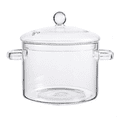 thumbnail image 1 of Ollas de Vidrio para Cocinar en la Estufa - 1.9L/64oz - Olla de Vidrio Resistente Al con Tapa, Apta para Microondas y Lavavajillas, 1 of 5