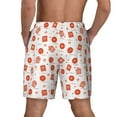 thumbnail image 3 of Kdxio Pastry Print Men's Swim Trunks with Compression Liner 7 Inch Inseam Quick Dry Swim Shorts, 3 of 7