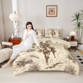 thumbnail image 4 of Castle Fairy Kids Teens Adults Vintage Cowboys Bedding Comforter Set 2pcs,Western Theme Vintage Aesthetic Twin Comforter Sets Microfiber,Desert Cactus Breathable Bedding Set,Luxury Bedroom Decor, 4 of 8