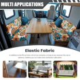 thumbnail image 3 of XYZCANDO Bohemian Butterfly RV Dinette Cushions Stretchable Camper Decor Universal Bench Seat Cover Washable Couch Cover 2 Cushion Sofa Comfortable Sofa Slip Covers for 2 Seat Cushion Couch, 3 of 7
