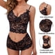 thumbnail image 3 of Conjunto De Lencería Sexy Para Mujer , Traje De Ropa Interior Estampado De Encaje Fino , Sujetador Ajustable Correa De Hombropangjing, 3 of 4