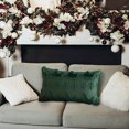 thumbnail image 4 of Puntoco Funda de almohada navideña con diseño de trineo de nieve y árbol de Navidad, bordada, para sala de estar, sofá, decoración de fiestas navideñas, 1 unidad, 4 of 5