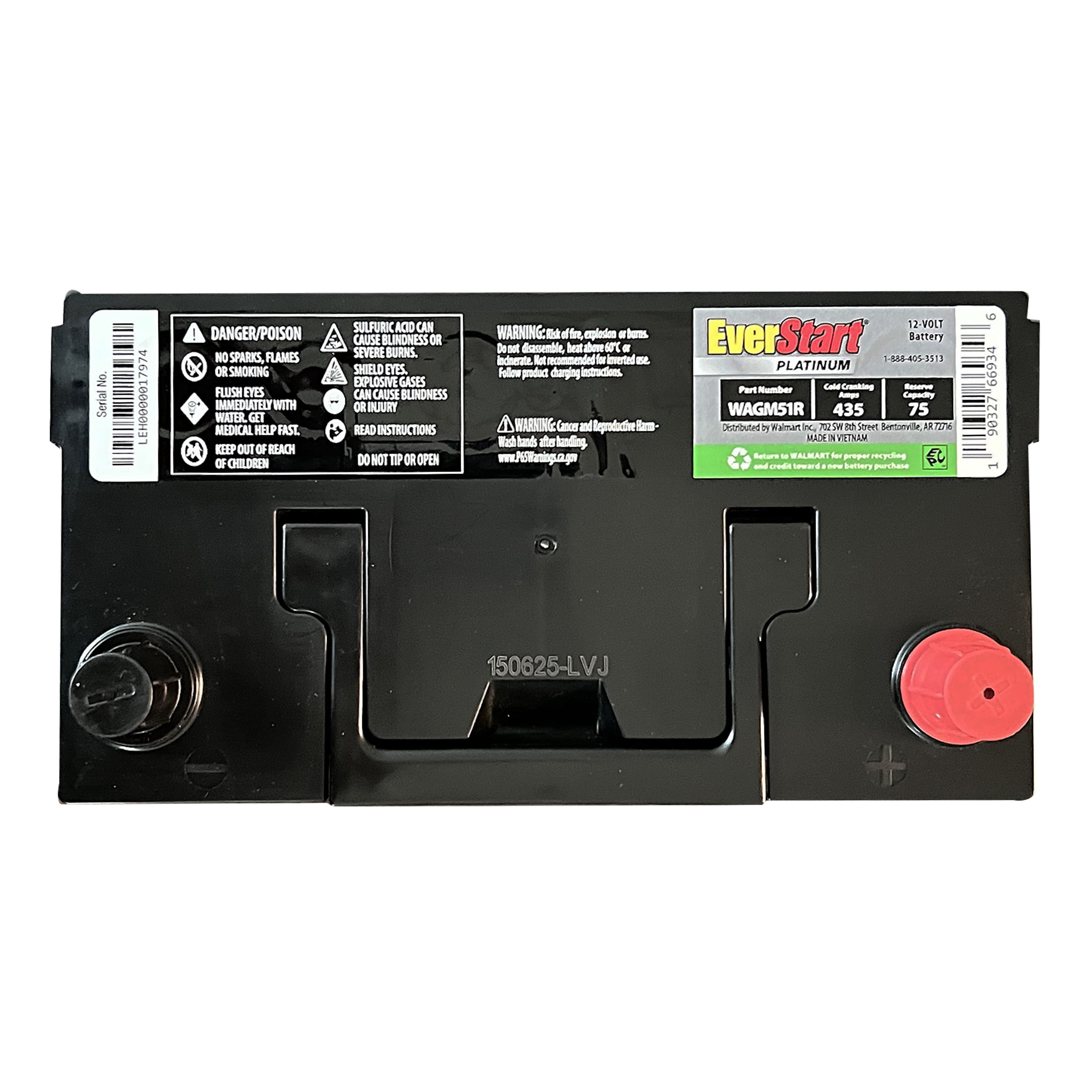 EverStart 51R Platinum AGM Automotive Battery