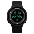 thumbnail image 1 of outdoor Digital Sports Watch, 3d Pedometer, Black, 1 of 5