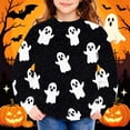 thumbnail image 5 of Mitankcoo Halloween Print Sweatshirt for Girls Long Sleeve Crew Neck Tops Daily Casual Fashion Wear, 5 of 5