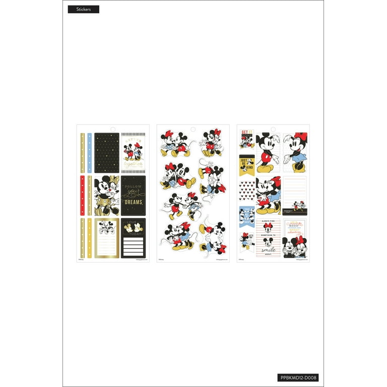 The Happy Planner Disney Big 288 Pc Calendars Planners Sticker Mickey Minni