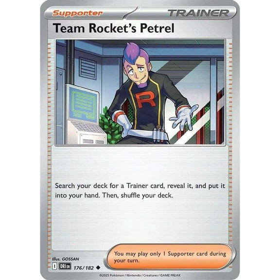 Pokemon Destined Rivals Uncommon Team Rocket's Poke Ball #176