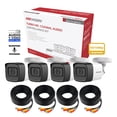 thumbnail image 1 of Kit Cctv H5 Megapixel 4 Cámaras Tipo Bala Metálicas Micrófono Integrado HIK5MPSLQ-KIT HILOOK HIK5MPSLQ-KIT, 1 of 2