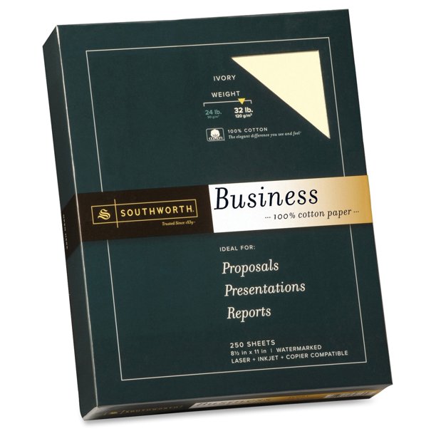 Southworth 25% cotton business paper image
