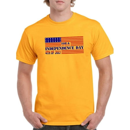 Independence Day 4Th T-Shirt Men -Image by Shutterstock Male XX-Large