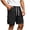 Black, variant on Denim Shorts for Men Size 36 Men's Cargo Shorts with Multi-pocket, Elastic Waist Straight Leg Shorts, Summer Fashion Casual Beach Short Pants Red 4XL