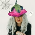 thumbnail image 2 of Deeceymbur Pink Felt Witch Hat Halloween Masquerade Costume Accessory Multipurpose Women Headwear Party Decor, 2 of 9