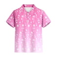 thumbnail image 4 of Glisme Big Boys Graphic Polo Shirt Short Sleeve Tee Summer Beach Comfortable Boys Tops, 4 of 4