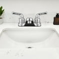 thumbnail image 5 of Pacific Bay Lynden Bathroom Sink Faucet Metal-Plated ABS Water Faucet, Polished Chrome, 5 of 10