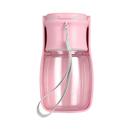 Leak Proof Portable Pet Water Bottle Abs Travel Water Dispenser Outdoor Walking Park Hiking Drinking Feeder for Cats Small Dogs Compact Practical