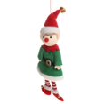 thumbnail image 1 of Festive Elf Decoration Xmas Doll Pendant Christmas Tree Decoration Cotton Cloth and Iron Material Decorative 1Pc, 1 of 5