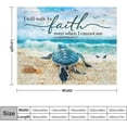 thumbnail image 3 of Sea Turtle Blanket Turtle Gifts Beach Ocean Nautical Throw Blanket for Kids Adults Super Warm Soft Cozy Plush Fleece Flannel Blanket for Sofa Couch Bed 40"x50", 3 of 6