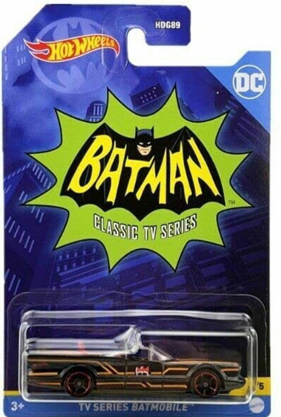 Hot Wheels Batman Car and Truck Play Vehicles, Multicolor, 5 Count