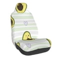 thumbnail image 1 of Wukai Avocado of a Hear Full Set Car Seat Covers with Soft Padding Universal Auto Front Seats Protector and Cushion Mat, 1 of 5