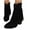 #261-Black, variant on Roncen Women's Winter Casual Retro Suede Mid-Calf Boots - Solid Color Pointed Toe with Studded Rivets and Fringe Details, Chunky Block Heel Mid Height for Stylish Comfort