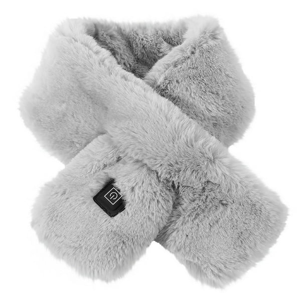 Bufanda de Calefacción para el Cuello Usb Enchufe en Invierno Cálido, 3 Velocidades de Calefacción Bufanda de Navidad Protección Del Cuello Unisex, Enchufe Usb En