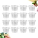 thumbnail image 2 of 50PCS 140ml Recipiente de plástico desechable Tazones de porciones transparentes Tazones con tapas para mousses Salsa Jelly Yogur, 2 of 4
