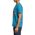 thumbnail image 2 of United States 250th Anniversary Sky Blue Graphic T Shirts for Men, 1776-2026 Retro Flag Design Crewneck Tee with Heat Transfer Craft - 3XL, 2 of 3
