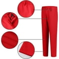 thumbnail image 6 of Yumcute Boys Suits 5 Piece Formal Suit Set Slim Fit Formal Dress Clothes Ring Bearer Outfit for Kids, 6 of 12