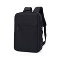 thumbnail image 2 of Mochilas de la computadora portátil Mochila de manga de gran capacidad Mochila con escuelas de cargada Escuela acolchada computadora bolsas de hombro negro 15.5 pulgadas Methold OD003532-02, 2 of 7