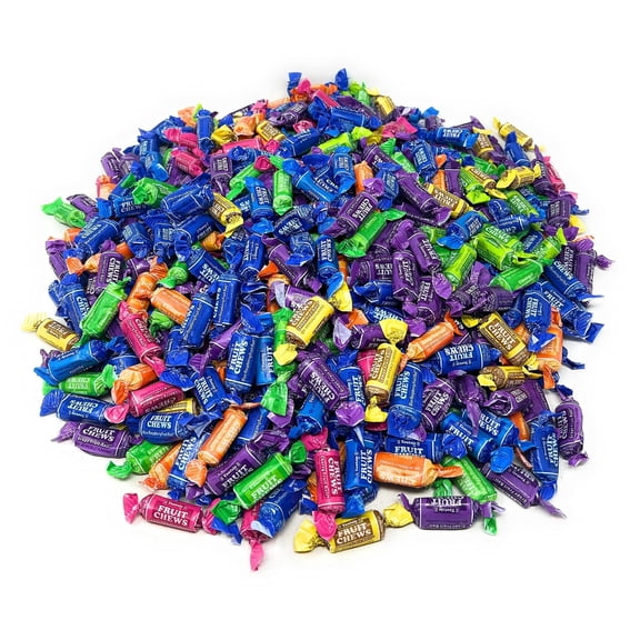 Tootsie Roll Fruit Chews Taffy Candy Assorted Flavor Variety Fruity Party Mix 8 Lbs (128 Oz)