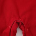 thumbnail image 6 of Bodysuit Cute Long Sleeve New Year Red Romper New Year Baby Boy Outfit Toddler Girls Romper 12-18 Months, 6 of 8