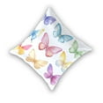 thumbnail image 2 of Little Butterflies Colorful Throw Pillow Covers Pillowcases 18 x 18 Inch Home Decor 2 Packs for Bedroom Sofa, 2 of 6