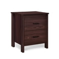 thumbnail image 6 of Night Stands, Bedside Table, End Table with 2 Drawers, Mid Century Modern Side Tables Accent Side Tables with Solid Wood Legs, Vintage Nightstand for Bedroom, Living Room, Brown, 6 of 6