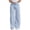 Light Blue, variant on Ruyang Solid Denim Pants for Girls High Waisted Wide Leg Baggy Jean Trousers Summer Kids Teens Trendy Loose Fit Cowboy Pantalones