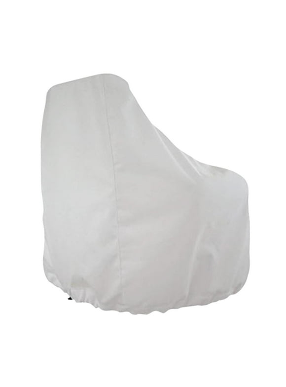 210D Single Boat Seat Cover, Dust Rain , Sea Boat Outdoor Waterproof Resistant, Multicolor , 65×65×120cm White