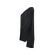 thumbnail image 2 of Qarigey Camisa de mujer con cuello en V Blusa suelta Manga larga Color sólido Top casual Prendas para la parte del cuerpo Negro XXL, 2 of 6