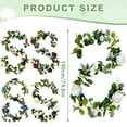 thumbnail image 3 of Lifelike Peony Peony Rose Artificial Garland Realistic Greenery Vine With Mixed Plant Wreath For Home Wall Wedding Decor & Bendable Indoor Outdoor Hanging Decoration, 3 of 6
