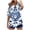 A129 White-Linen Tops for Women, variant on Tunic Tops for Women Loose Fit Colorful Leaf Graphic Button Front Blouse Lightweight Casual Summer Top Going Out Vacation Work Blouses S