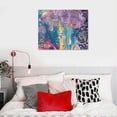 thumbnail image 5 of Patifu Mushroom Psychedelic Art Fine Art Aesthetic Poster & Print Wall Painting for Home Decor 16x12in, 5 of 6