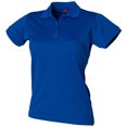 thumbnail image 1 of Henbury- Polo ajustado Coolplus® para mujer (Azul Real), 1 of 2