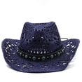 thumbnail image 1 of Sombrero de paja de vaquero Minnieouse para mujer verano, 1 of 6