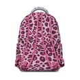 thumbnail image 3 of Leopard Print Backpack for School,Cute School Bag,Schoolbag with Adjustable Shoulder Straps & Padded Back,15.3"x11"x7.1"., 3 of 6