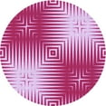 thumbnail image 1 of Ahgly Company Indoor Round Patterned Pastel Purple Pink Area Rugs, 8' Round, 1 of 6