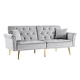 thumbnail image 5 of Velvet Upholstery, Solid Wood Frame - Durable and Stylish for Your Space, 5 of 5
