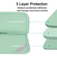 thumbnail image 4 of Laptop Case 15.6 inch, Shockproof Protective Computer Carrying Cover with Front Pocket, Briefcase Handbags Laptop Sleeve for 15.6 inch HP, Dell, Acer, Asus, Notebook, Light Blue, 4 of 14