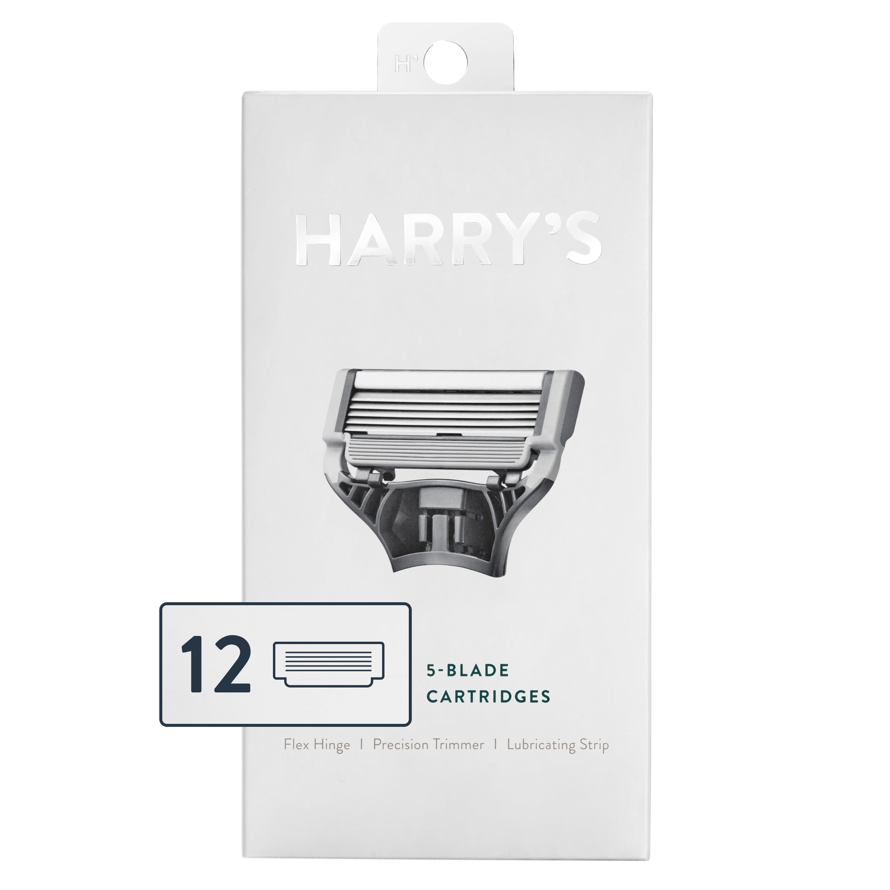 Harry's Razor Blades for Men 12 Pack of Men's Razor Blade Refills